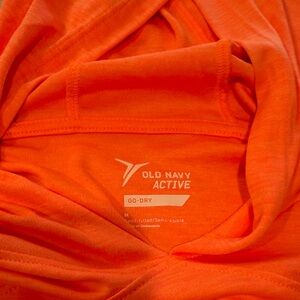 Old Navy Active Vibrant Orange Go-Dry Top